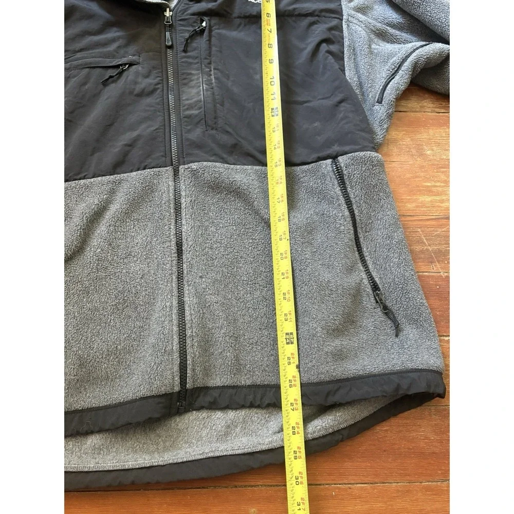 The North Face Denali Jacket Polartec Fleece Gray Men's Size XXL Y2K Vintage